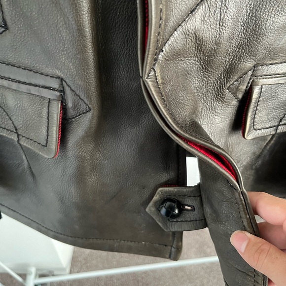 Grail Number (N)ine 2008 F/W Cowhide Leather Jacket - Picture 7 of 15